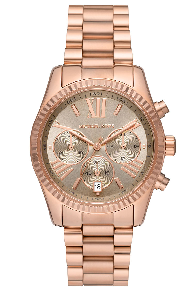 Rose Gold Michael Kors Satovi Muski Michael Kors MK6357 Ritz Rose